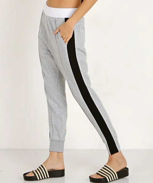 PE NATION Bottoms>The Master Run Pant Grey