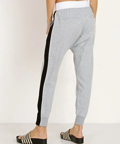PE NATION Bottoms>The Master Run Pant Grey