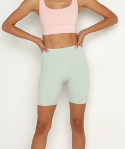 PE NATION Bottoms>Universal Short Celadon