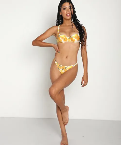 Peony Bikinis>Holiday Balconette Bikini Top Citrus