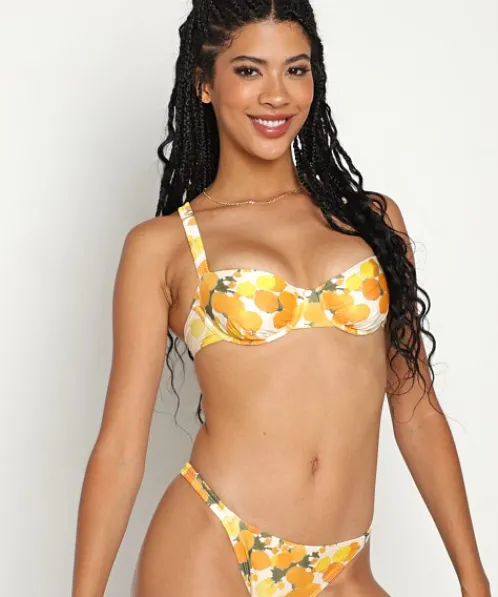 Peony Bikinis>Holiday Balconette Bikini Top Citrus