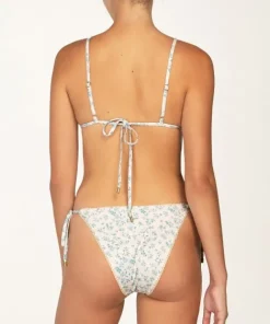 Peony Bikinis>String Tri Bikini Bottom Porcelain Floral