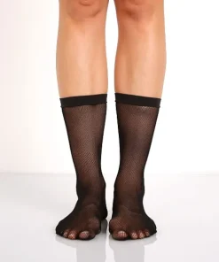 Philippe Matignon Hosiery>Retina Mi-Bas Nero