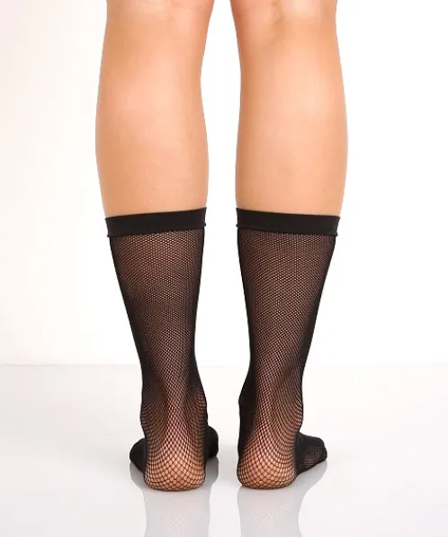 Philippe Matignon Hosiery>Retina Mi-Bas Nero