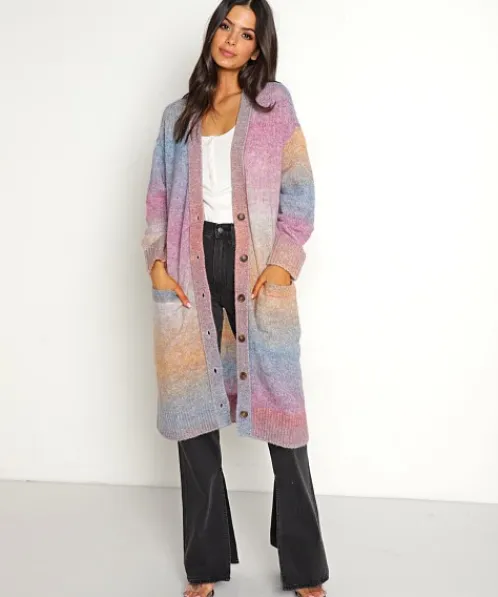 Pistola Knits>Ali Cardigan Holographic