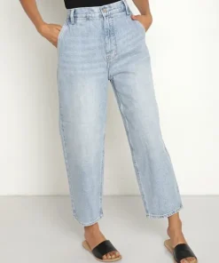 Pistola Pants>Gianna High Rise Balloon Leg Jean Azure