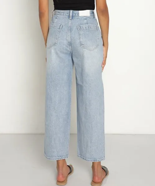 Pistola Pants>Gianna High Rise Balloon Leg Jean Azure