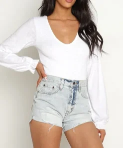 Pistola Shorts>Kylee Relaxed High Rise Cuffed Jean Short St Tropez