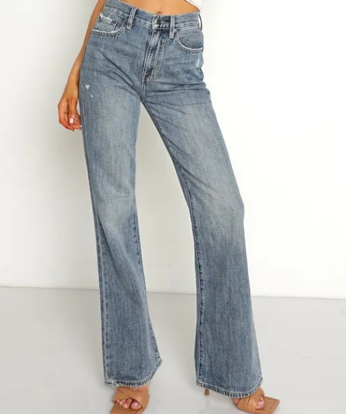 Pistola Pants>Stevie High Rise Wide Leg Pulse