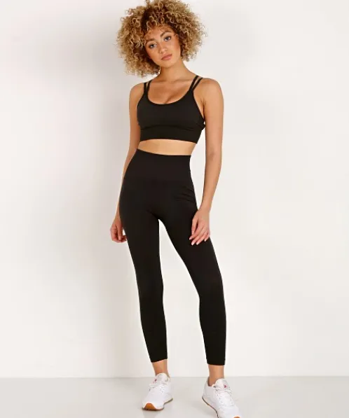 Reebok Bottoms>Nature x Seamless Tight Black