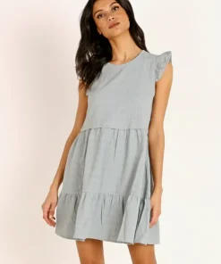 Rhythm. Dresses>Amelia Dress Sky