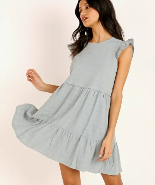 Rhythm. Dresses>Amelia Dress Sky