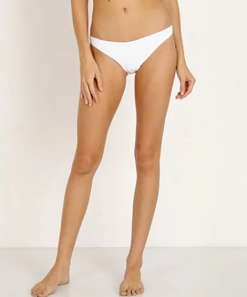 Rhythm. Bikinis>Palm Springs Cheeky Bikini Bottom White