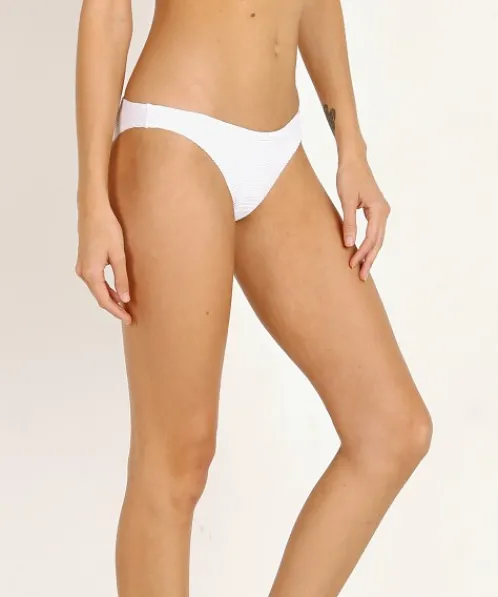 Rhythm. Bikinis>Palm Springs Cheeky Bikini Bottom White