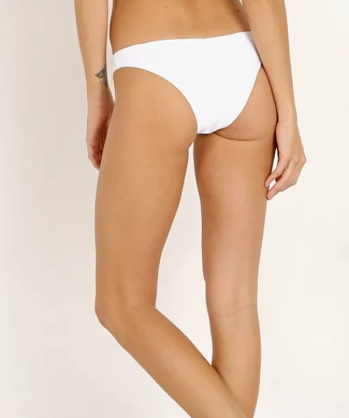 Rhythm. Bikinis>Palm Springs Cheeky Bikini Bottom White