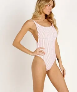 Rhythm. One Pieces>Summer One Piece Guava Stripe