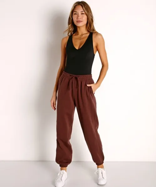 Richer Poorer Pants | Bottoms>Recycled Fleece Sweatpant Truffle