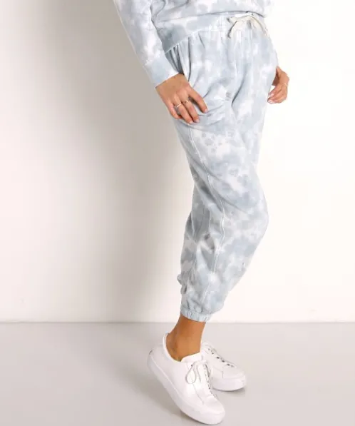 Richer Poorer Bottoms | Pants>Recycled Fleece Sweatpant Blue Mirage Tie Dye
