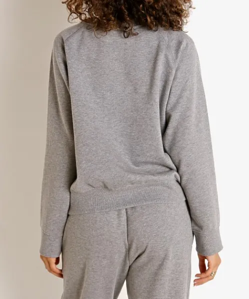 Richer Poorer Sleep Shirts | Knits>Recycled Fleece Crew Sweatshirt Heather Grey