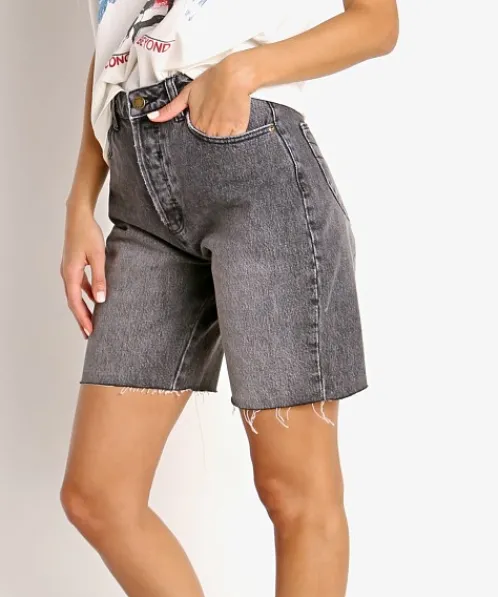 Rollas Shorts>Classic Cut Off Shorts 90's Black
