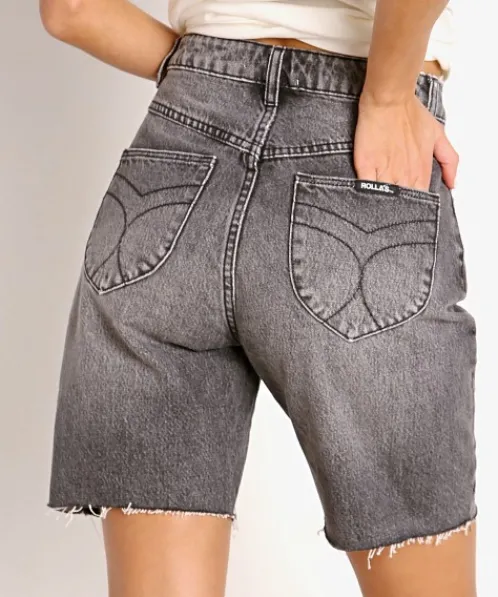Rollas Shorts>Classic Cut Off Shorts 90's Black