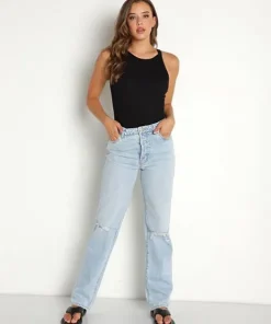 Rollas Pants>Classic Straight Jean Courtney Worn