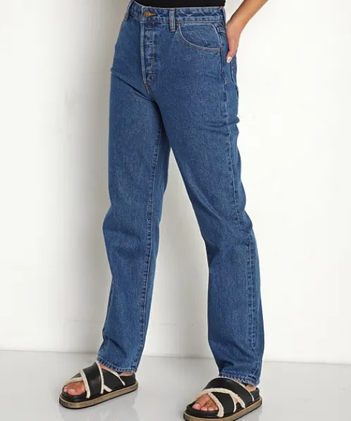 Rollas Pants>Classic Straight Jean Beverly Blue