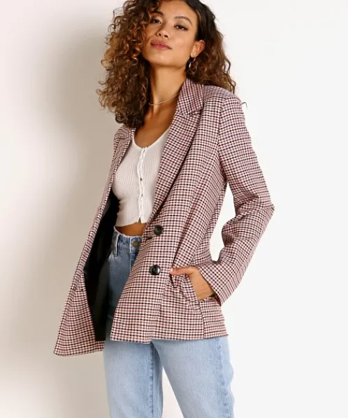 Rollas Jackets>Downtown Check Blazer Downtown Check