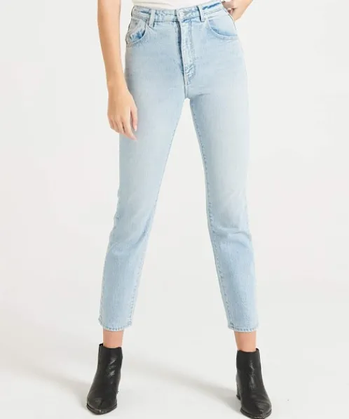 Rollas Pants>Dusters Jeans Eco Erin Blue