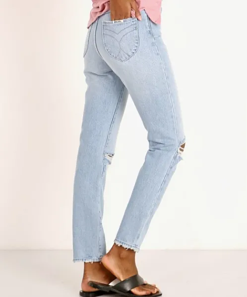 Rollas Pants>Dusters Rip Jeans Old Stone