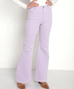 Rollas Pants>Eastcoast Flare Pant Lavender Cord