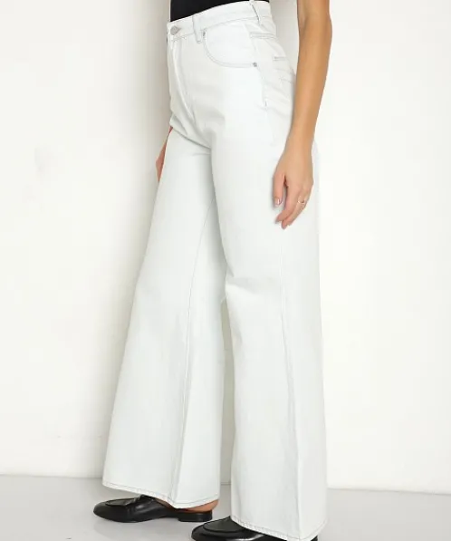 Rollas Pants>Elle Super Flare Bleach Blue