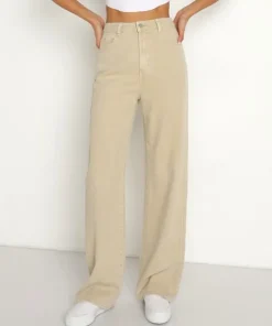 Rollas Pants>Heidi Jean Lyocell Stone