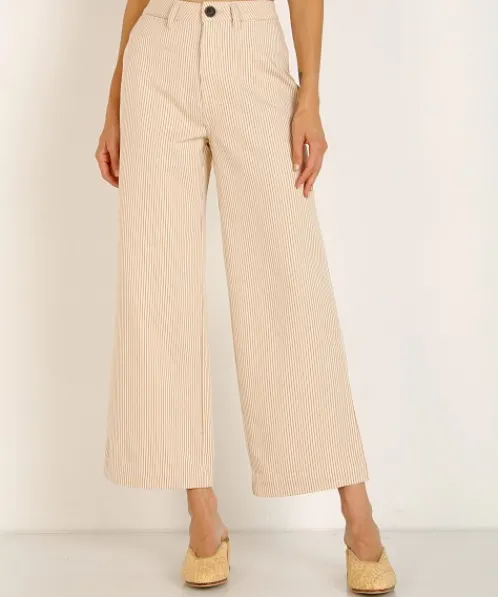 Rollas Pants>Old Mate Pant Gold Stripe