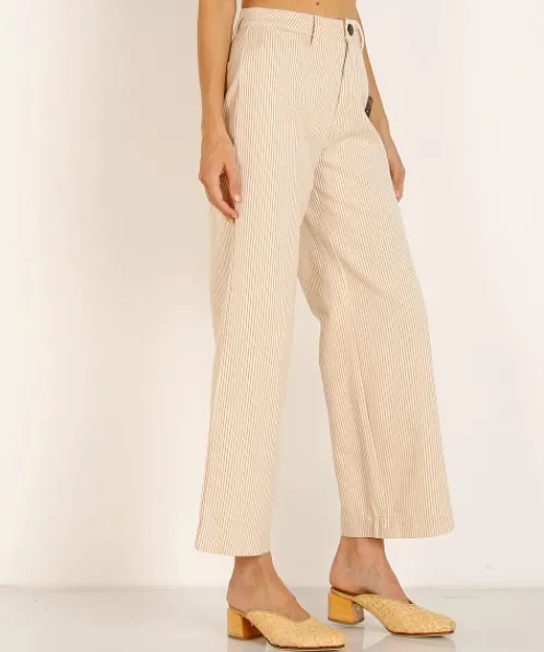 Rollas Pants>Old Mate Pant Gold Stripe