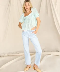 Rollas Pants>Original Straight Jeans Sunbleach