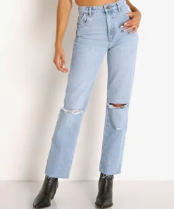 Rollas Pants>Original Straight Leg Jean City Worn