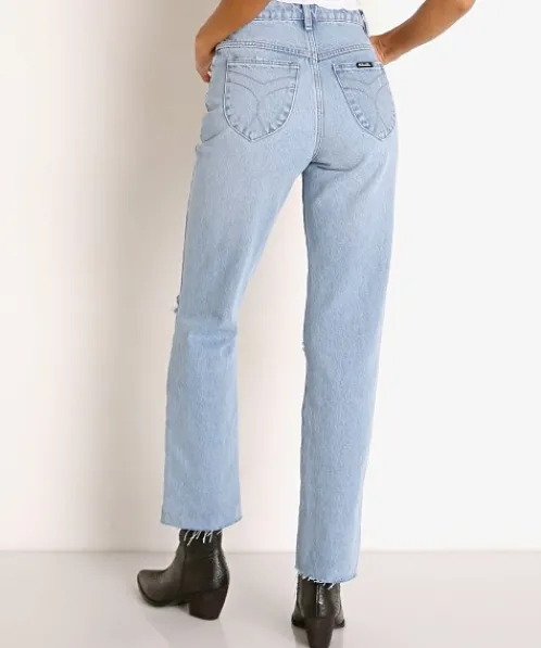 Rollas Pants>Original Straight Leg Jean City Worn