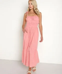 Rue Stiic Dresses>Cara Dress Calla Pink