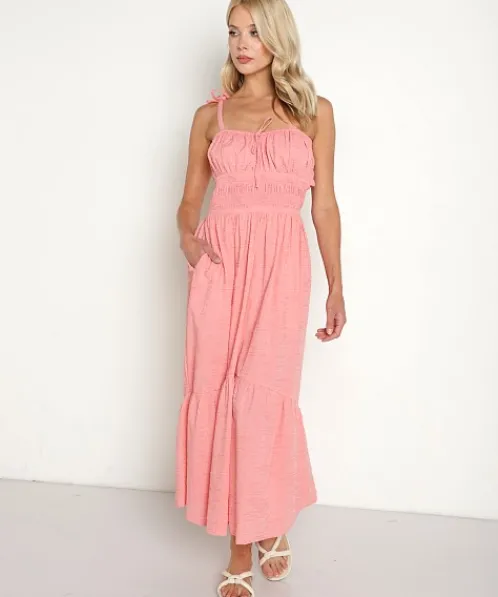 Rue Stiic Dresses>Cara Dress Calla Pink