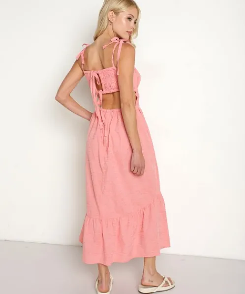 Rue Stiic Dresses>Cara Dress Calla Pink