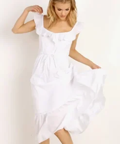 Rue Stiic Dresses>Clara Maxi Dress White