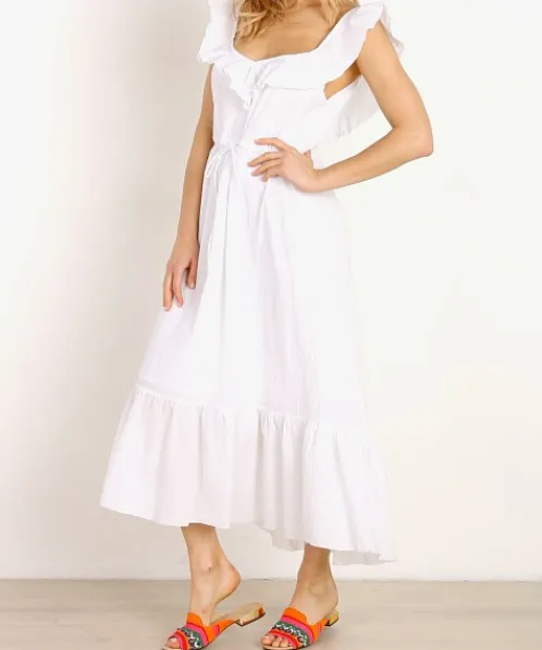 Rue Stiic Dresses>Clara Maxi Dress White