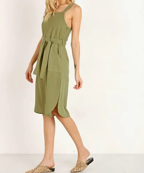 Rue Stiic Dresses>Ford Tunic Dress Khaki