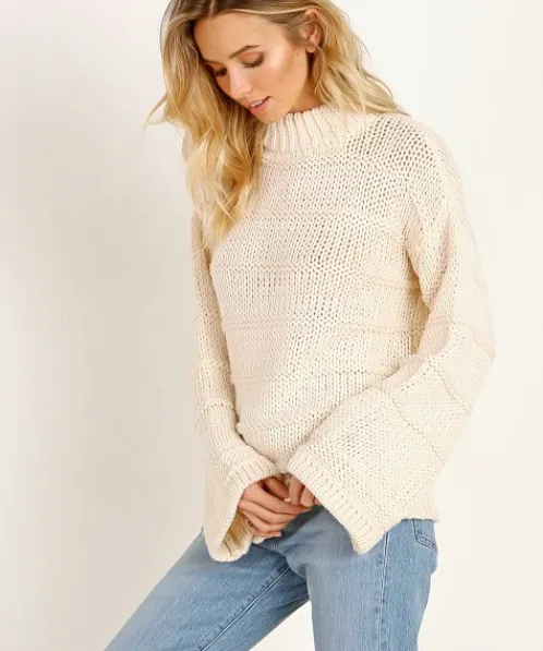 Rue Stiic Knits>Hamilton Sweater Knit Off White