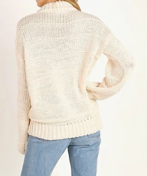 Rue Stiic Knits>Hamilton Sweater Knit Off White