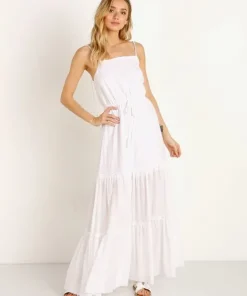 Rue Stiic Dresses>Tupelo Maxi Dress White
