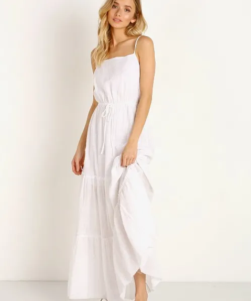 Rue Stiic Dresses>Tupelo Maxi Dress White