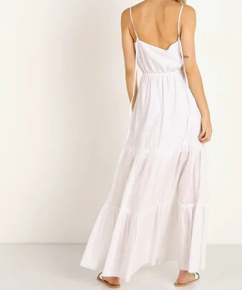 Rue Stiic Dresses>Tupelo Maxi Dress White