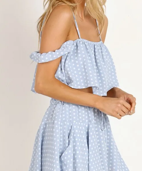 Sage The Label Tops>Baby Blues Crop